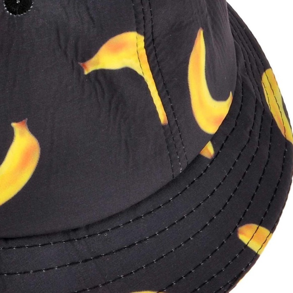 Men’s black banana 🍌 pattern bucket hat *NWT* - Picture 4 of 4